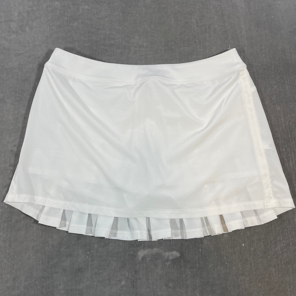 Vineyard‎ Vines Womens XL Performance White Tennis Skirt Skort Built-in Shorts